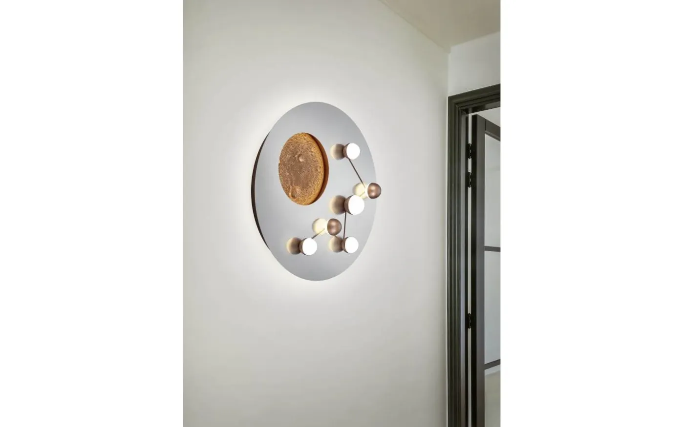 Zodiac Plafond LED i borstat stål