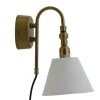 Zodiac Vägglampa Oxid svart sladd