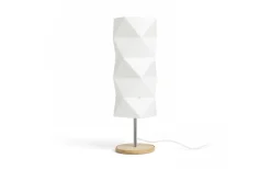 Zumba Bordslampa 47cm Vit/Trä/Krom