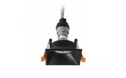 Zuri Sq Infälld Spotlight Svart GU10