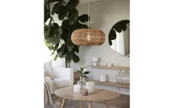 Zuri Taklampa 51cm Natur
